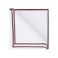thumbnail image 4 of INSPIRE CHIC Men's Pocket Square Cotton Handkerchiefs for Suits Jacket Wine Red One Size, 4 of 4