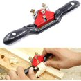 thumbnail image 1 of HUGFEGWE Adjustable Spokeshave with Flat Base and Metal Blade Wood Working Wood Craft Hand Tool Manual Planer with Flat Base Perfect for Planing Trimming, Wood Working Deburring Tools CJB91-139443, 1 of 6