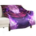 thumbnail image 2 of Jujutsu Blanket Kaisen Gojo Flannel Throw Blankets Soft Pile Cozy Plush Throw Blanket for All Seasons, 3D Printed Warm Blanket for Sofa Beds Home Decor, 2 of 10