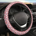 thumbnail image 4 of Uemuo Japanese Cherry Blossoms Printed Car Elastic Steering Wheel Cover - Universal Car Accessory for Diverse Cars Anti-Slip, and Comfortable- 15", 4 of 8