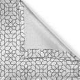 thumbnail image 4 of Ambesonne Antique Oriental Window Valance, Monochrome Motifs, 54" X 18", Charcoal Grey and White, 4 of 5