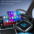 thumbnail image 2 of CarPlay AI Box Android 13 5Ghz WiFi Bluetooth Android Auto Wireless CarPlay Adapter 2G+32G, 2 of 8