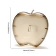 thumbnail image 3 of Caja De Almacenamiento De Envoltura De Plástico Caja de almacenamiento de envoltura de plástico montada en la pared Dispensador de película adhesiva en forma de manzana (ámbar) Likrtyny Libre de BPA, 3 of 6
