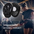 thumbnail image 3 of 2 pcs Boxing Pads Focus Mitts, Curved Hook and Jab Target Hand Pads, Great for MMA, Muay Thai, Kickboxing, Martial Arts, Karate Training, Padded Punching, Coaching Strike Shield (Black), 3 of 9