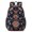 Pioneer Flower Floral Print Pattern-3, variant on Pioneer Flower Floral Print Pattern 17" School Backpacks for Teens,Waterproof Oxford Fabric,S-Shape Padded Straps for School,Travel,Hiking,Camping