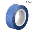 thumbnail image 3 of Uxcell Glitter Tape, Decorative Craft Tape Self Adhesive Stick 1.5cmx10m Deep Blue 3Pack, 3 of 5