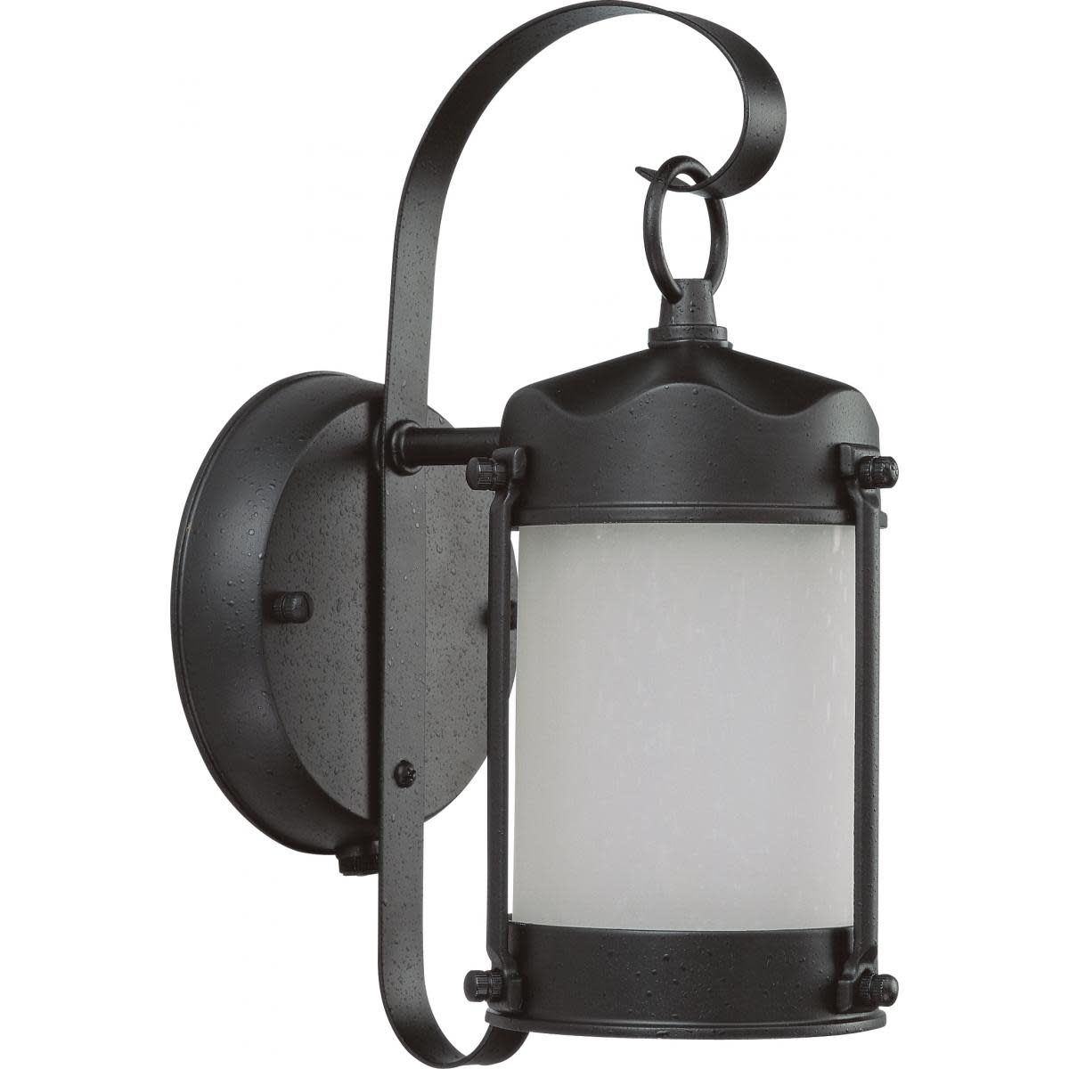Nuvo Lighting 60/3946 One Light Piper Wall Lantern with Frosted Glass and Photocell, Textured Black - image 1 of 2