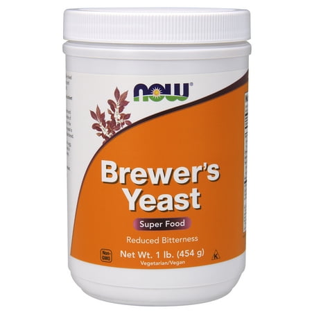 NOW Supplements, Brewer's Yeast Powder with naturally occurring Protein and B-Vitamins, (Best Yeast For Pizza)