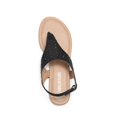 thumbnail image 3 of Sandalia DREAM PAIRS plana negra con tira en T y pedrería talla 7.5, 3 of 7