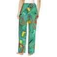 thumbnail image 3 of Sigee Funny Animals in Jungle Print Women's Soft Pajama Pants - Breathable and Comfortable Lounge Sleep Bottoms with Elastic Waistband and Pockets-X-Large, 3 of 9