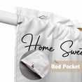 thumbnail image 4 of Rabbits Pine Cone Swag Valances for Windows 2 Pack, Kitchen Window Curtains 36 Inch Length, Sweet Home Texture Brown Leaves Berries Privacy Swag Curtains for Living Room/Bathroom 36"x36", 4 of 8