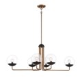 thumbnail image 2 of George Kovacs Outer Limits 39" Wide Bronze Orb Glass Modern Chandelier, 2 of 2