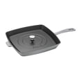 thumbnail image 4 of Staub Cast Iron 10.3" Square Grill Press - Matte Black (Fits 12" Grill Pan), 4 of 6