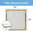 thumbnail image 4 of Filtrete 20 in. W X 20 in. H X 1 in. D Synthetic 5 MERV Flat Panel Filter 2 pk, 4 of 11