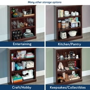 Sauder Select 3 Shelf Bookcase, Select Cherry Finish