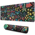 thumbnail image 1 of Charming Garden Flowers Mouse Mat - Soft, Non-Slip Rubber Base for Stability, Easy to Slide, Splash Resistant, Unique Design, Portable, Perfect for Computers, 31.5x11.8 Inch, 1 of 7