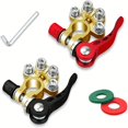 thumbnail image 1 of HLONK 2pcs SAE/JIS Type 4-Way Quick Release Battery Terminals  Copper  2-Piece Positive and Negative Connectors for Automotive Applications, 1 of 7