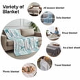 thumbnail image 6 of Throw Blanket for Couch Summer Ocean Sea Coral Soft Fleece Flannel Blankets Cozy Lightweight Blanket for Home Sofa Living Room Shell Green Turtle Seahorse Bed Throws 40" x 60", 6 of 9