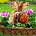 thumbnail image 5 of Flower Fairy Decorative Props Ground Insertion, Bohemian Fairy Flower Pot Decoration, Acrylic Garden Ground Insert, Charming and Beautiful Fairy Flower Pot Decor, Garden Figurines, 11.8"x9", 5 of 7