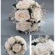 thumbnail image 5 of Ramo De Rosas Artificiales Para Boda, 20x26cm, Ramo De Flores De Seda Para Novia, Accesorio De Fotografía, Color Champán Y Morado, 5 of 8