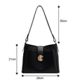 thumbnail image 2 of Pu New Fashion Explosions High Sense Ladies Bucket Bag Joker Hombro Bandolera,Negro, 2 of 5