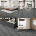 thumbnail image 6 of Peel and Stick Floor Tile Vinyl Flooring, Waterproof Vinyl Plank Flooring 36-Pack 54 Sq.Ft Wood Grain Self Adhesive Peel and Stick Flooring for Bedroom, Living Room, Kitchen, RV(Natural Gray), 6 of 14