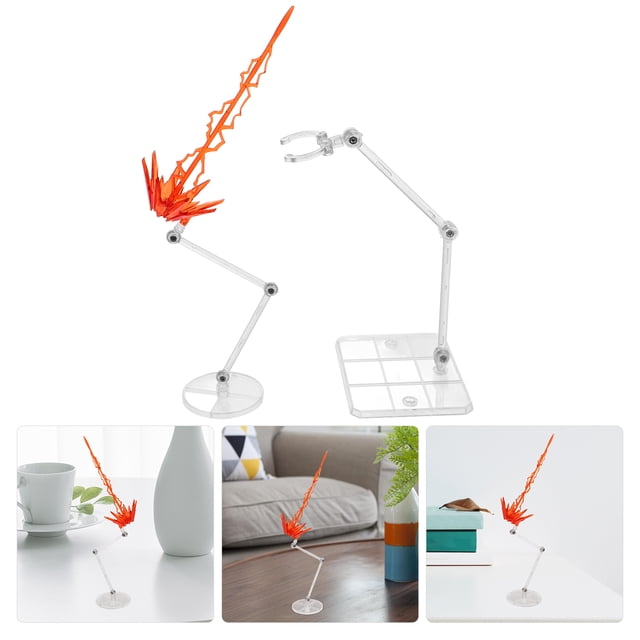 1 Set Action Figure Display Stand With Effect For Anime Model Showing Rack And Support Base With Eye Catching Effect