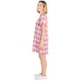 thumbnail image 4 of Larky Lark Womens Lattice Pattern Print Dress, 4 of 5