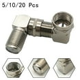 thumbnail image 6 of F male to F female Adapter 90 degrees Cable TV Coaxial Coax Connector Adapter, 6 of 9