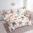 thumbnail image 3 of Feelyou Ocean Fish Twin Bedding Sets 7-Piece, Kawaii Coral Starfish Bedding Comforter Set, 3 of 8