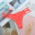 thumbnail image 2 of Aayomet Culottes Bikini pour Femmes Culottes String Aguichant Mode String Femme T Pants (Rouge Pastèque, Taille Unique), 2 of 4