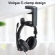 thumbnail image 3 of Gancho Del Perchero Debajo Escritorio Con Organizador Clip Giratorios Y 360 ​​grados, 3 of 9
