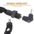 thumbnail image 3 of 1pc Mountain Bike Lock, Practical Anti- Mountain Bike Folding Bike Chain Locks Durable Key Clamping for, 3 of 6