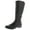 Black, variant on Style & Co. Womens Kindell Faux Leather Knee-High Boots Black 12 Medium (B,M)