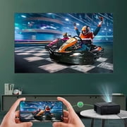 Yaber Buffalo Pro U9 Native 1080P Portable Projector with WiFi and Bluetooth, Auto Keystone Correction, Black