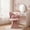 Pink, variant on 30" Sturdy Base Chenille Velvet 360 Rotation Butacas Para Sala Couch, Comfy Small Chair with High Resilience Foam, Reading Nook Chair with Armless Design for Living Room Dining Room Study, Blue