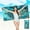 Multicolor C, variant on LACKUST Microfiber Beach Towel, Quick Dry Absorbent Large Oversized Beach Towel with Sea Turtle Print for Travel Swimming, 66x30 Inch