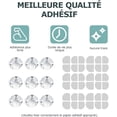 thumbnail image 5 of CHAO Pack de 12, Protectores de Esquinas de Mesa para Bebé - Protectores de Esquinas para Muebles de Seguridad Infantil para Escritorio, Cuna, Chimenea, Mesa, Esquinas y Bordes Suaves + Redondo Seguro, 5 of 5