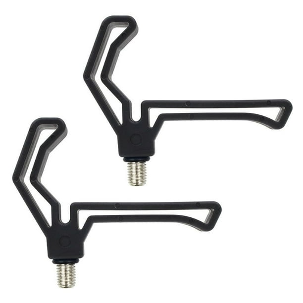 Btafrte Soporte para Caña Pescar M3/8 2 Uds. Pinza para Carpa Soporte para Caña Pescar (negro)