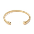 thumbnail image 2 of Long-Lasting Plated Twist Bangles for Women Men Cadmium Free Lead Free Real 18K Gold Plated Inner Diameter: 2-1/2 inch(6.4cm), 2 of 3