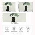thumbnail image 2 of Yayeee Pillowcase Queen Size Set of 2 Satin Wrinkle Resistant Pillow Case, Black Cat Umbrella, 2 of 7