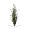 thumbnail image 4 of Vickerman 24" Artificial Potted Green Grass and Eucalyptus., 4 of 6