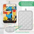thumbnail image 6 of Yayeee Pot Holders Kitchen Heat Resistant with Pocket 7"x9.8" Cotton Oven Cooking Hot Pads, Modern Cocktails, 6 of 7
