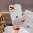 thumbnail image 2 of Glitter Sequin Gradient Case for iPhone 11 Pro Max 6.5 inch, Bling Glitter Design Transparent Shockproof Clear Pattern Silicone Gel Back Cover Protective Case - Pink, 2 of 9