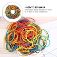 thumbnail image 2 of Miangastore Rubber Elastic Bands Assorted Color 1Set 5X2In, 2 of 8