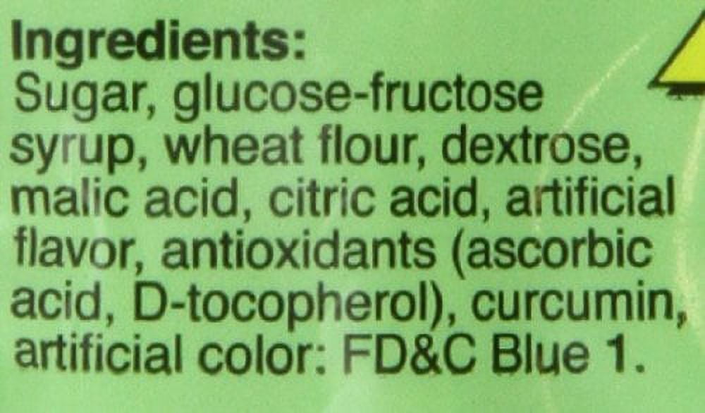 Sour Power, Candy Straws 1.75 (Pack Of 24), Green Apple, 42 Ounce