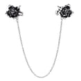 thumbnail image 3 of Mujeres Retro Clips Sunnimix Chal Blusa Camisa Suéter Collar Broche Pin rosas, 3 of 8