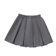 thumbnail image 3 of NinXxx Pleated Bow Detail Skirt Lightweight Underskirt Lined Summer Grey 3-4 Years, 3 of 5