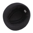 thumbnail image 4 of dianhelloya Fedora Hats for Men Wide Brim Sun Protection Solid Color Panama Cap Boater Summer Beach Sunhat for Vacation, 4 of 8
