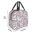 thumbnail image 3 of Sikiie Lavender Flowers Lunch Bag for Women & Men Adult Insulated Lunch Box, Food Lunch Containers Lunch Tote Bags for Work, Travel, Outdoor, 3 of 8